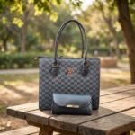 Elegant Designer-Inspired Handbag with Matching Wallet